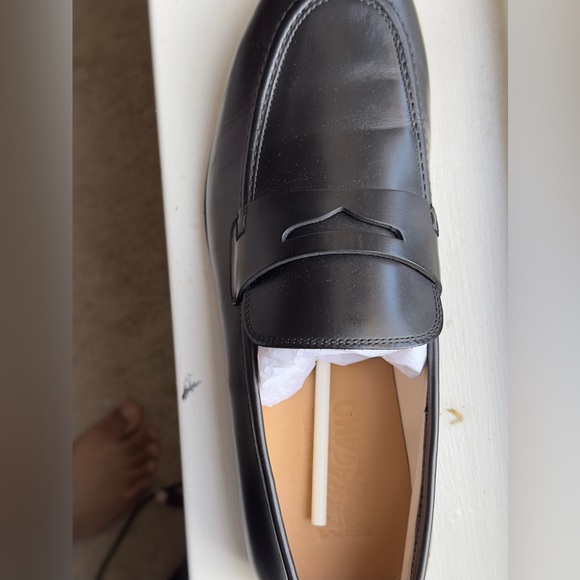 Bought size online but it was too big. Inside original Ferragamo box & shoe bags main image 3